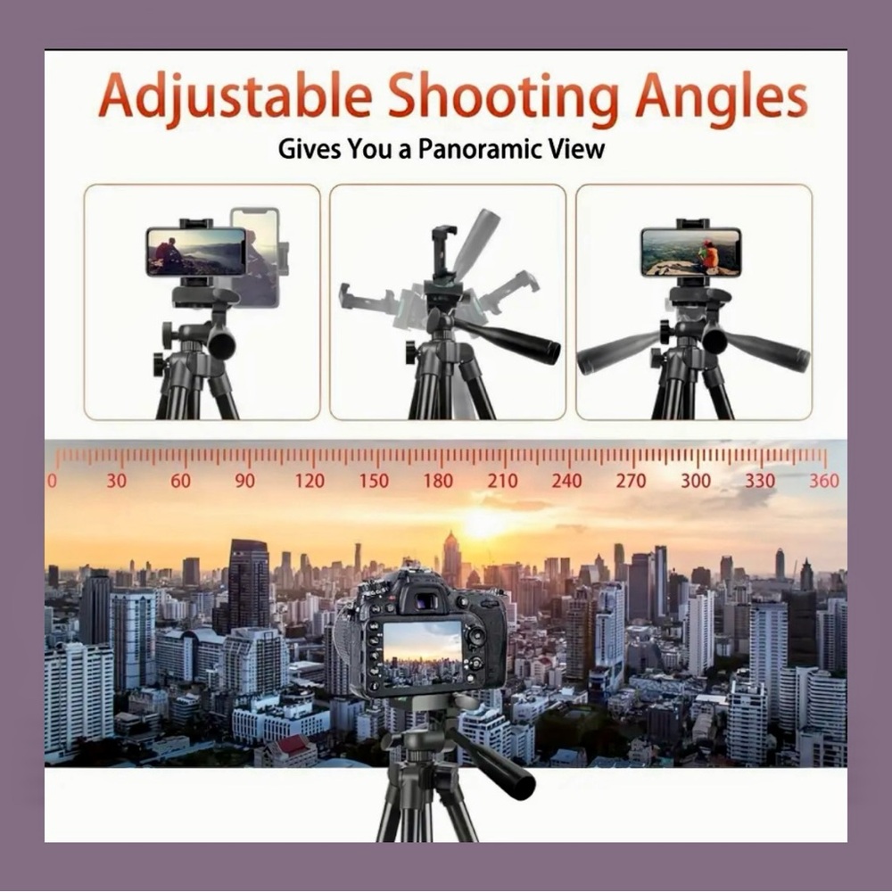 On the Go Adjustable Metal Tripod | 50” Max approx - Picture 4 of 8